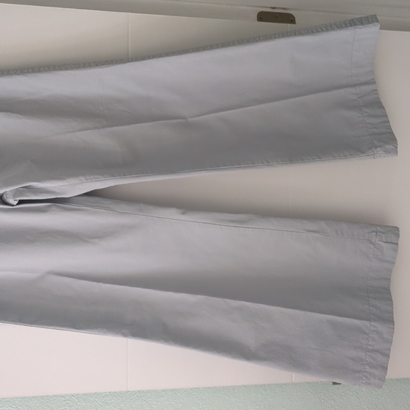 Old Navy Mid Rise Y2K Wide leg Stone Gray Boho Office Career Weekend Pants Sz 14 - Picture 2 of 6